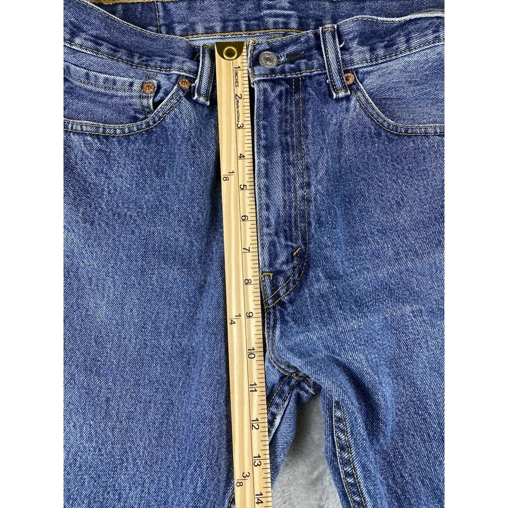 Levi's 505 Men's Jeans 34x30 Straight Leg Y2K Vintage‎ Zip Fly Denim Blue